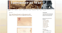 Desktop Screenshot of lancasteratwar.com